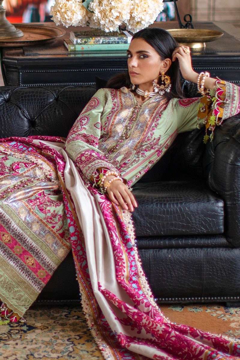 Sana Safinaz Luxury Winter Collection – S221-003B-CP - Image 2