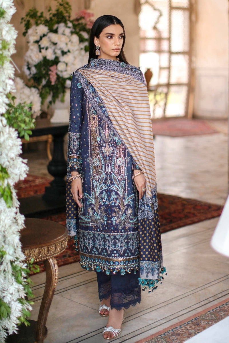 Sana Safinaz Luxury Winter Collection – S221-008B-CP - Image 3