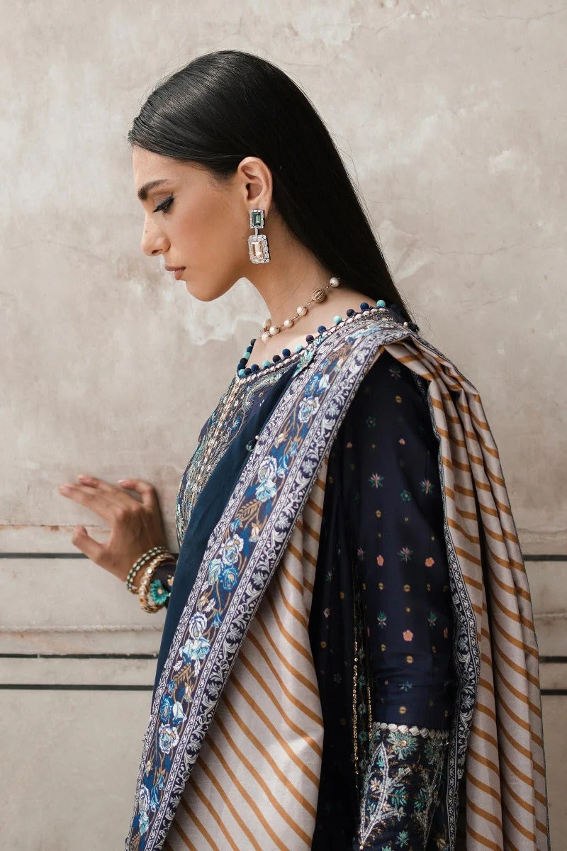 Sana Safinaz Luxury Winter Collection – S221-008B-CP - Image 5
