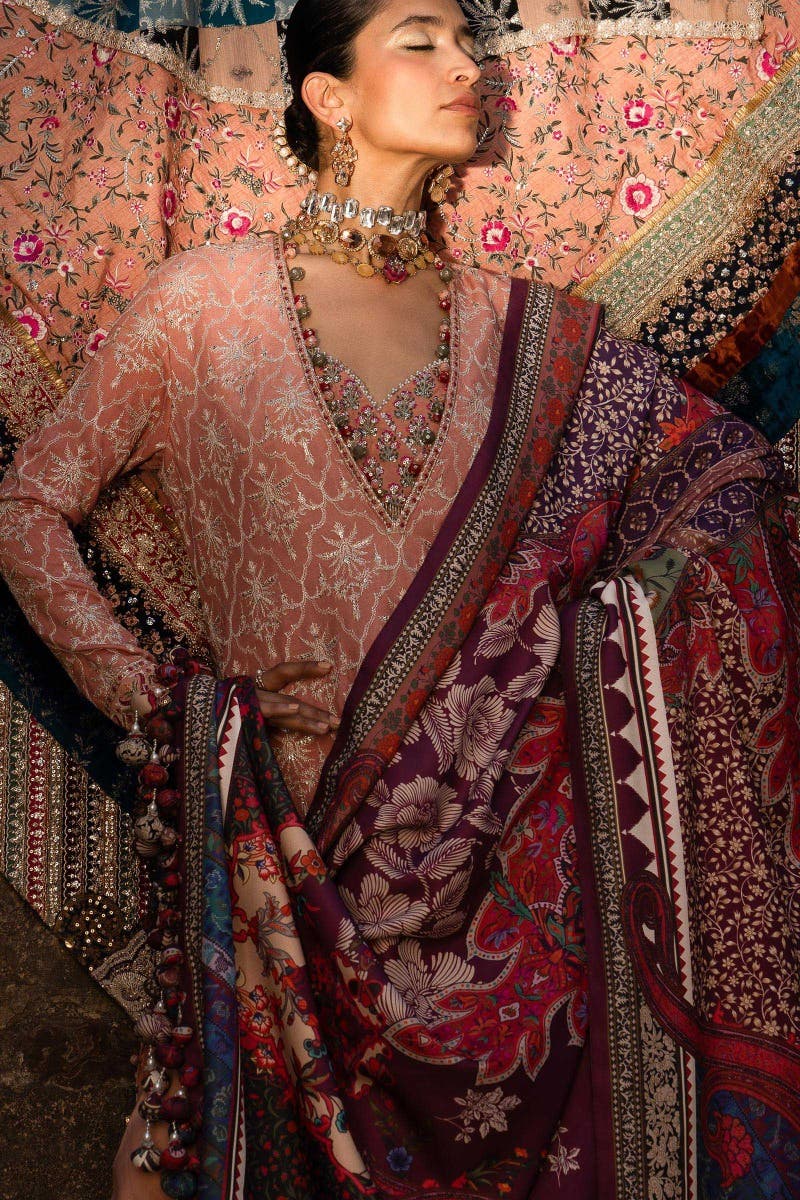 Sana Safinaz Luxury Winter Collection – S231-002B-CP - Image 3