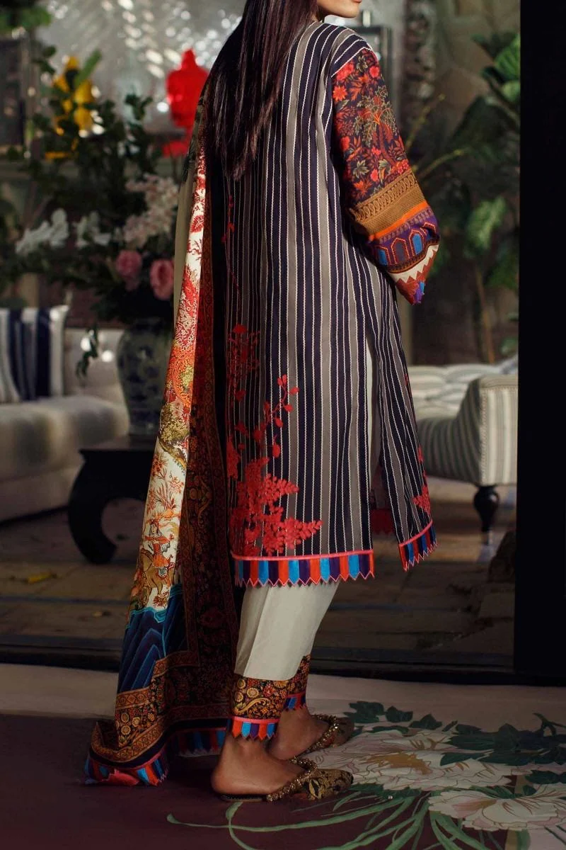 Sana Safinaz Mahay Lawn Collection 2020 – 9A-Bg - Image 2