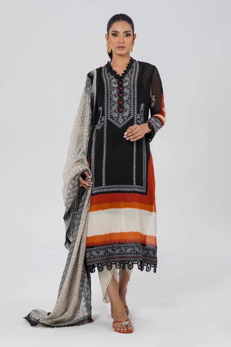 Sana Safinaz Mahay Lawn Collection 2022 – H221-001A-BI - Image 5