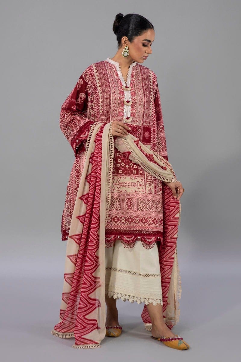 Sana Safinaz Mahay Lawn Collection 2022 – H221-002A-BI - Image 2