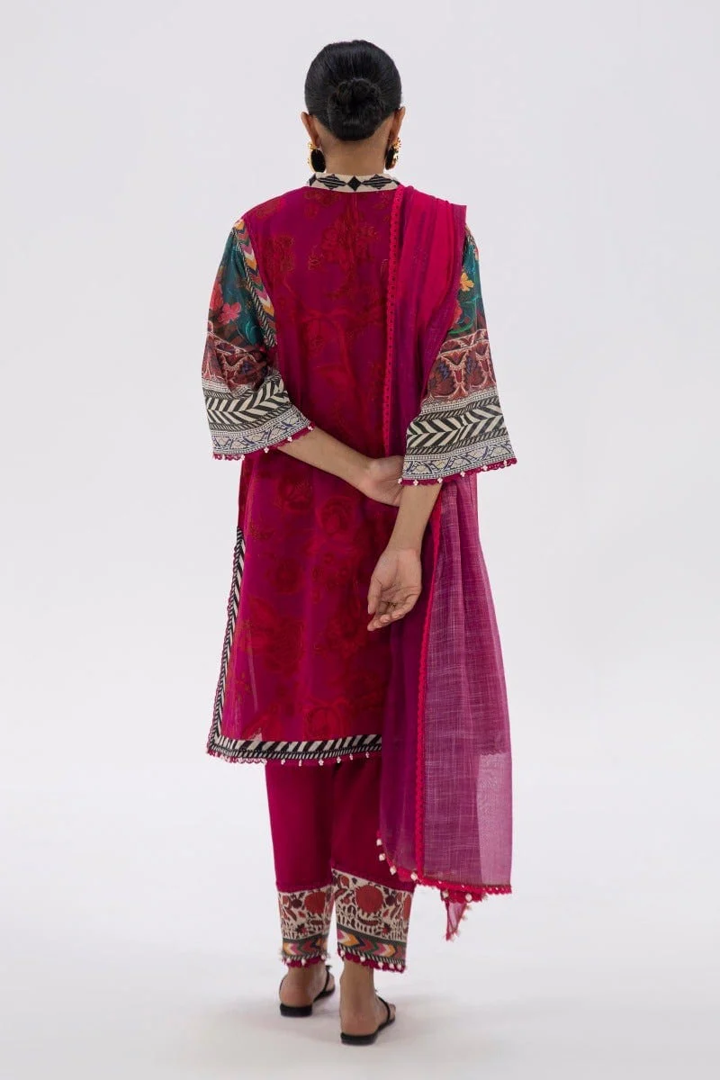 Sana Safinaz Mahay Lawn Collection 2022 – H221-007A-CG - Image 7