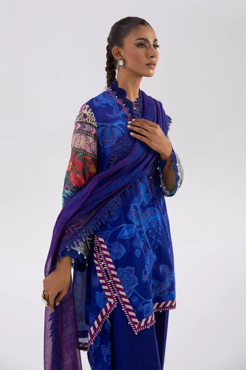 Sana Safinaz Mahay Lawn Collection 2022 – H221-007B-CG - Image 3