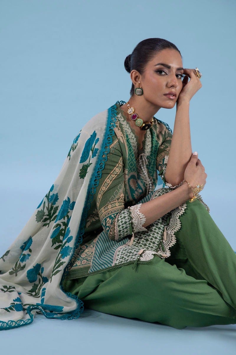 Sana Safinaz Mahay Lawn Collection 2022 – H221-020B-CI - Image 3