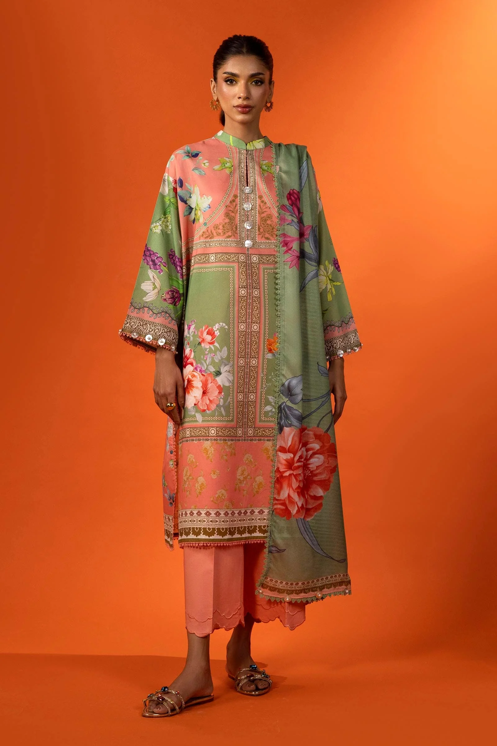 Sana Safinaz Mahay Spring/Summer Lawn – H251-009B-3AS - Image 3