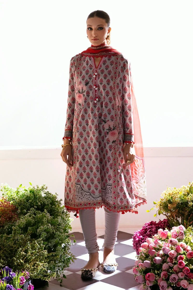 Sana Safinaz Mahay Summer Lawn Collection 2023 – H231-017B-BG - Image 2