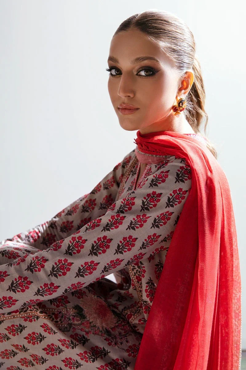 Sana Safinaz Mahay Summer Lawn Collection 2023 – H231-017B-BG - Image 4