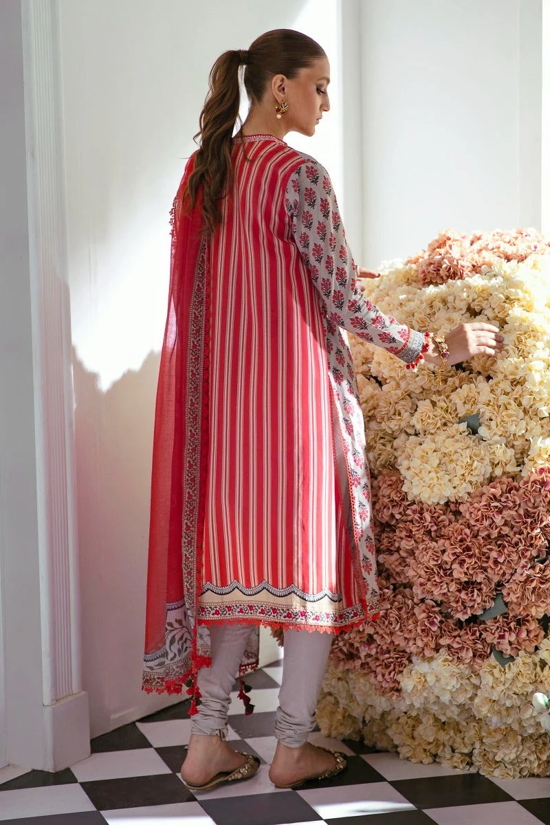Sana Safinaz Mahay Summer Lawn Collection 2023 – H231-017B-BG - Image 6