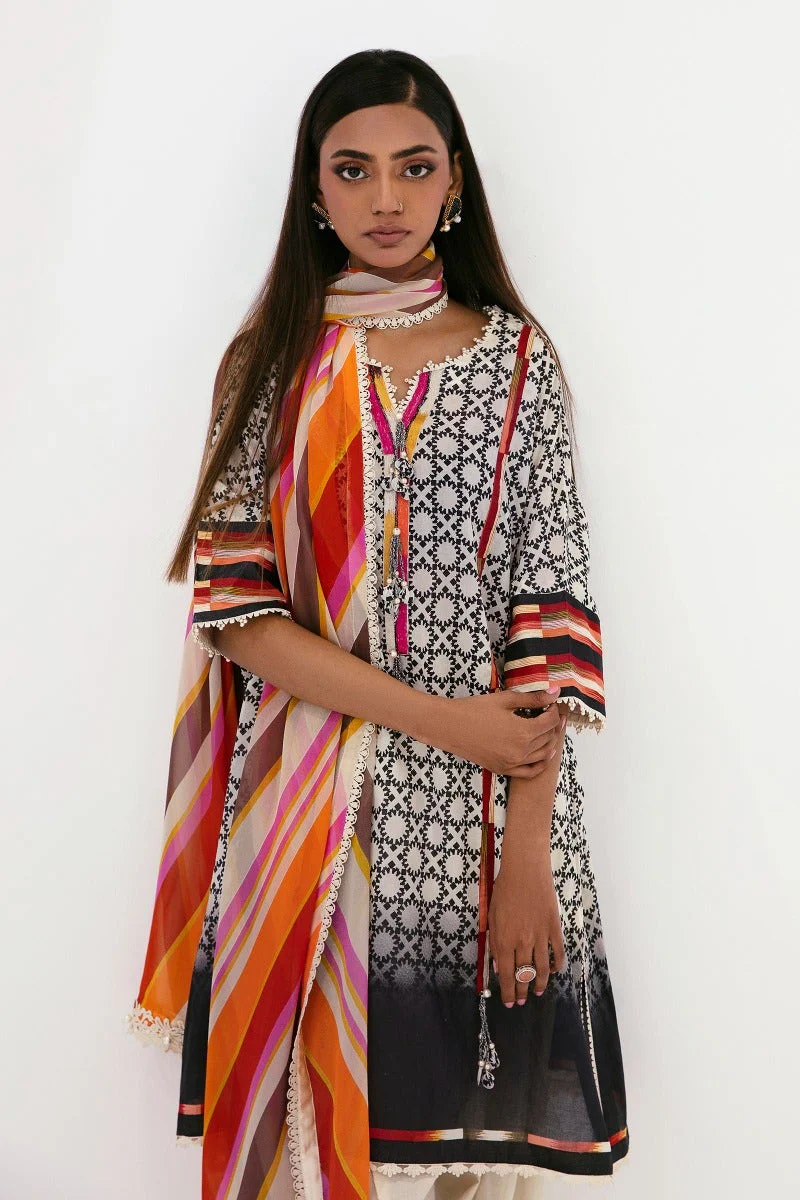 Sana Safinaz Mahay Summer Lawn Collection 2023 – H231-020A-BI - Image 4