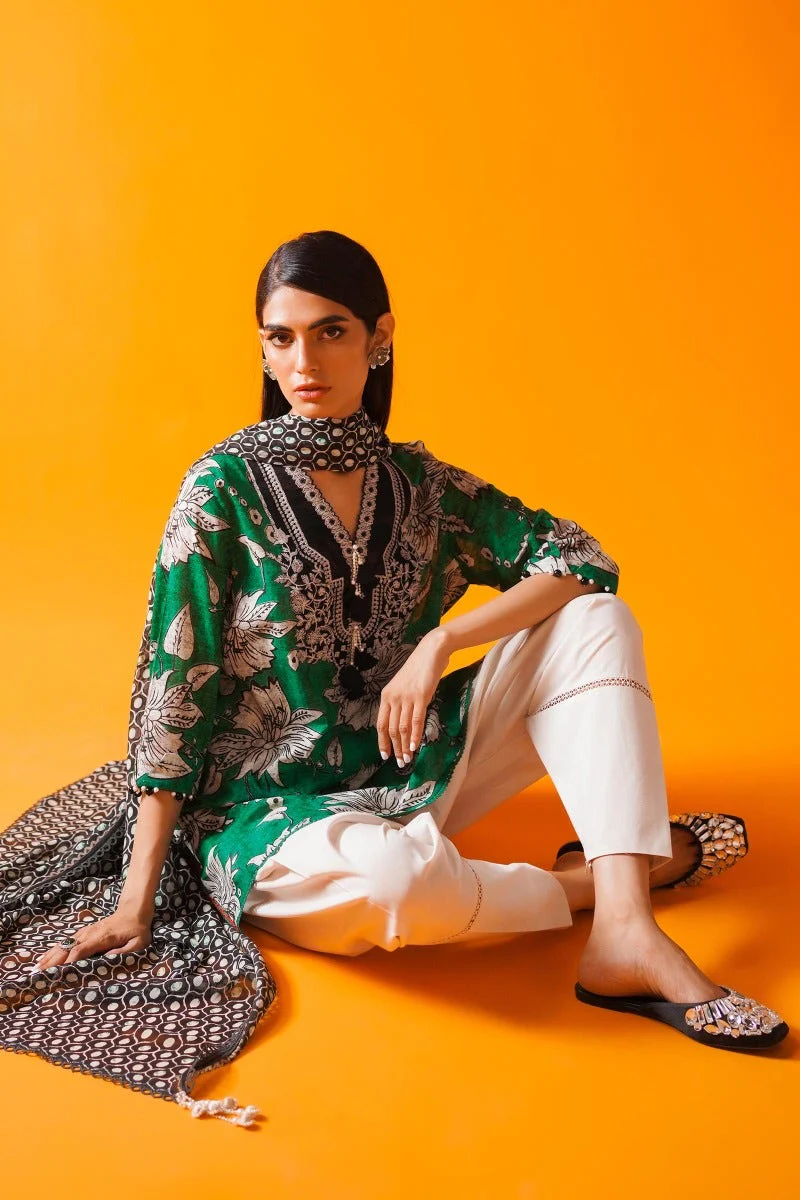 Sana Safinaz Mahay Summer Lawn Collection 2023 – H231-027A-BI - Image 3