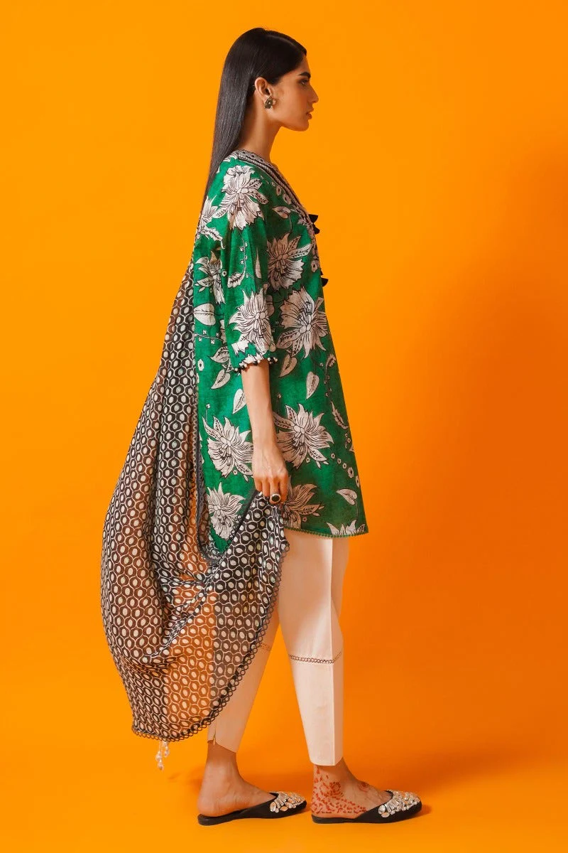 Sana Safinaz Mahay Summer Lawn Collection 2023 – H231-027A-BI - Image 6