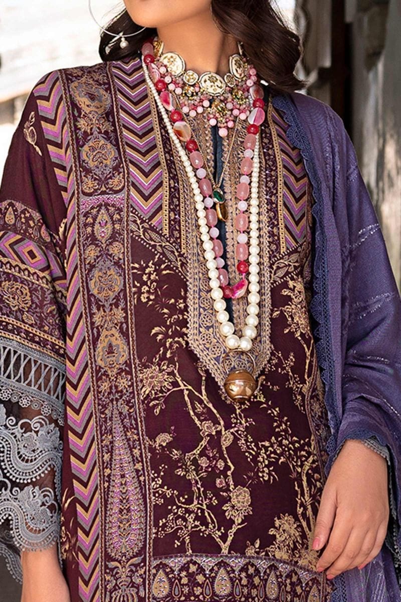 Sana Safinaz Mahay Winter Collection 2020 – 9B-BG - Image 4