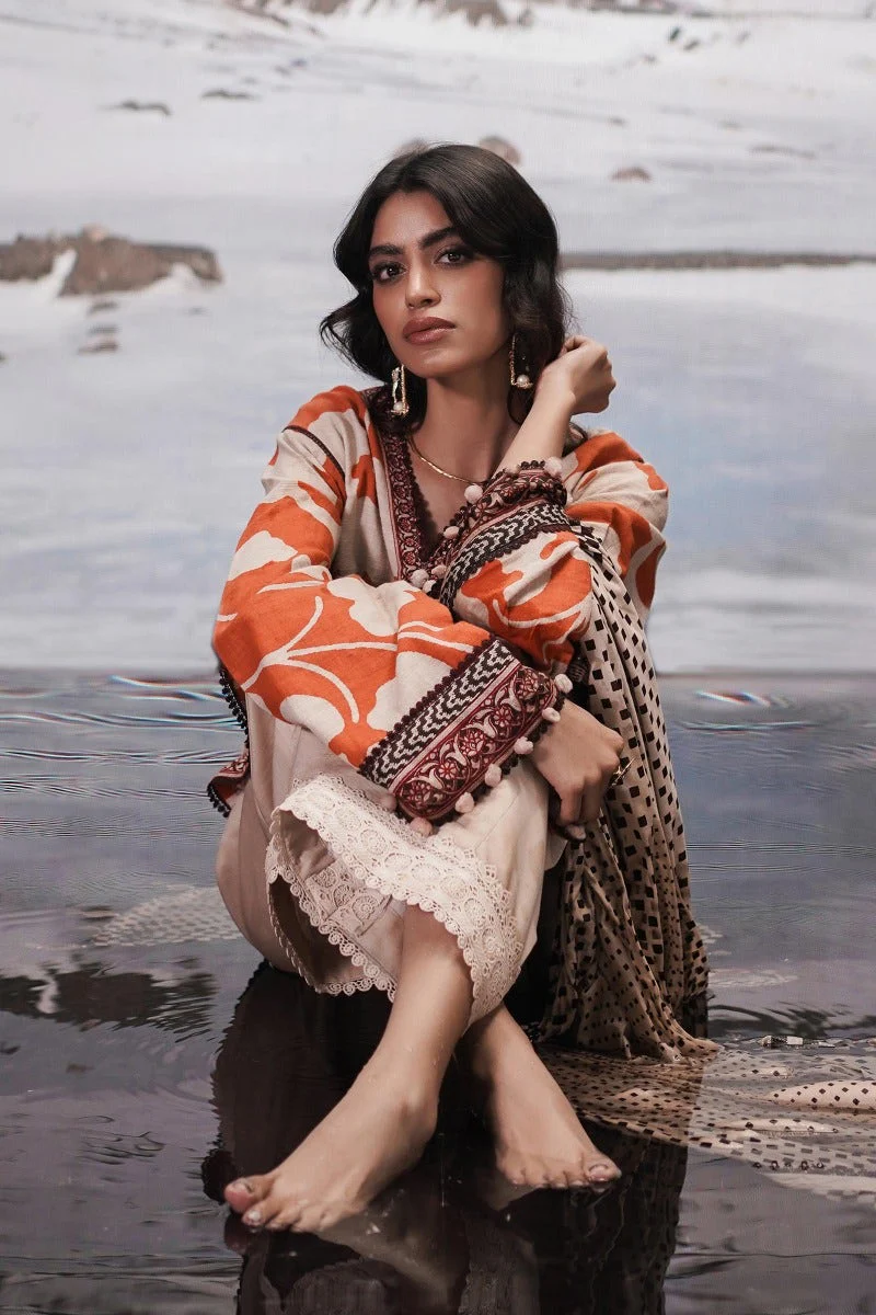 Sana Safinaz Mahay Winter Collection 2022 – H222-001B-G - Image 4