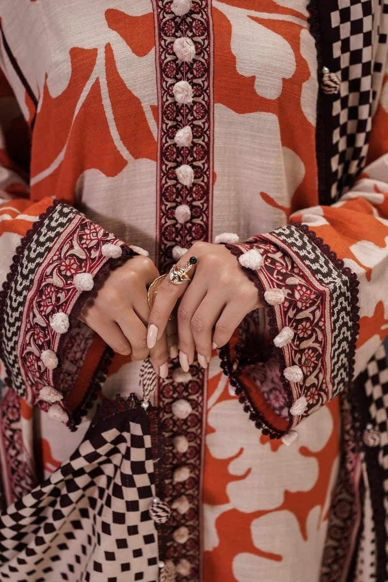 Sana Safinaz Mahay Winter Collection 2022 – H222-001B-G - Image 5