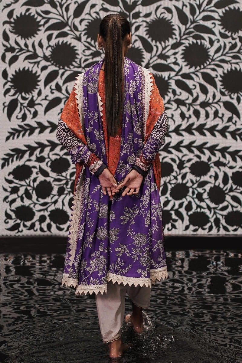 Sana Safinaz Mahay Winter Collection 2022 – H222-006B-G - Image 4