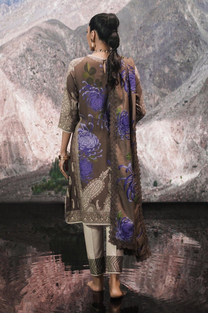 Sana Safinaz Mahay Winter Collection 2022 – H222-011B-G - Image 4