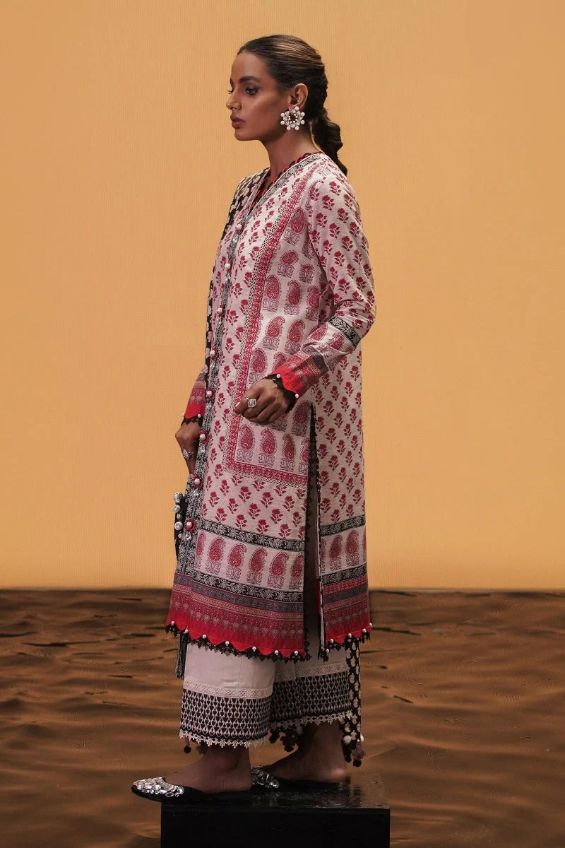 Sana Safinaz Mahay Winter Collection 2022 – H222-015A-AQ - Image 2