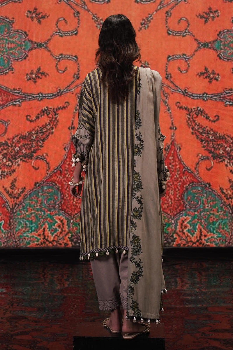Sana Safinaz Mahay Winter Collection 2022 – H222-016B-AG - Image 3