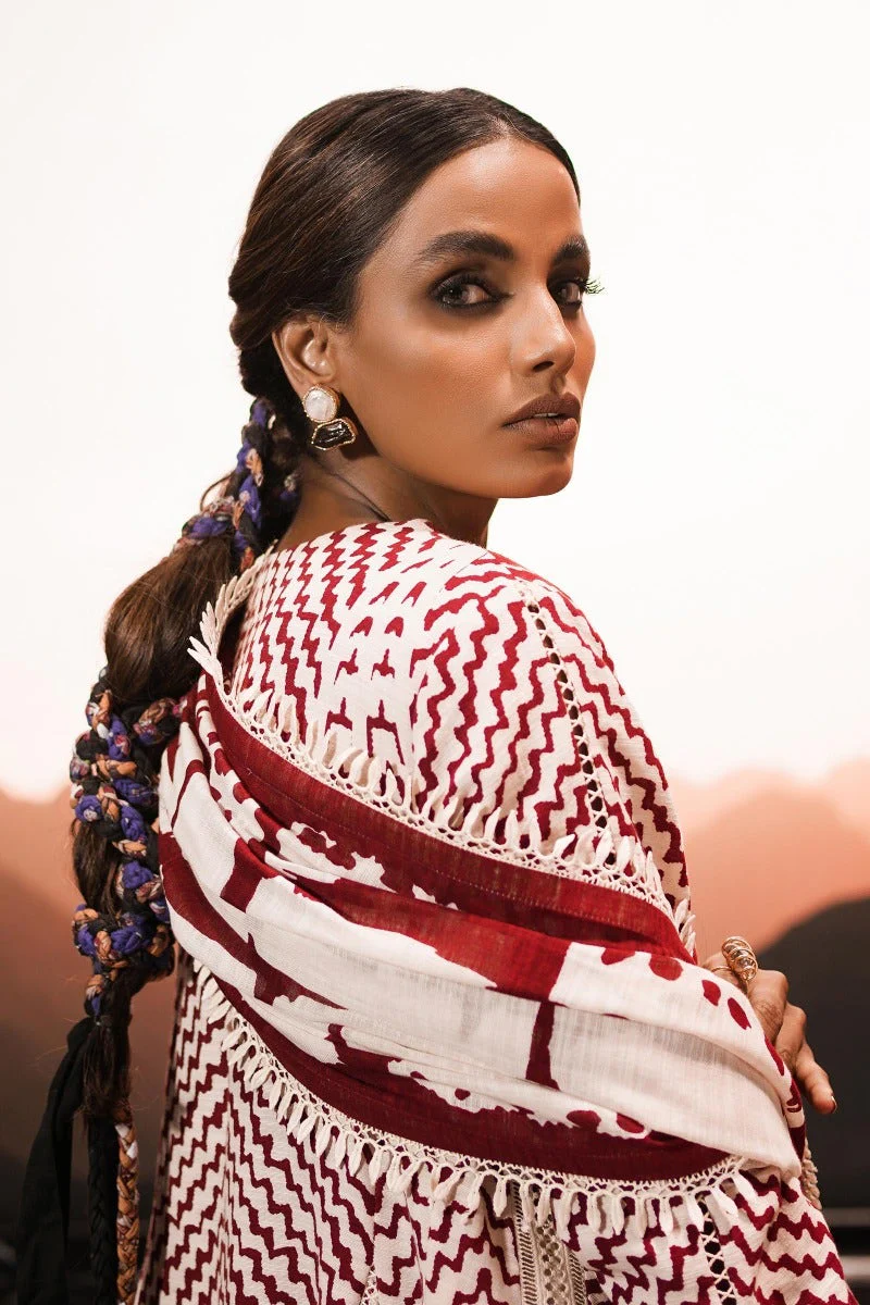 Sana Safinaz Mahay Winter Collection 2022 – H222-020B-BQ - Image 4