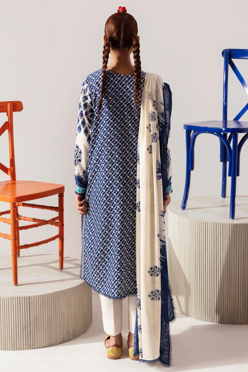 Sana Safinaz Mahay Winter Collection 2023 – H232-004B-BQ - Image 3