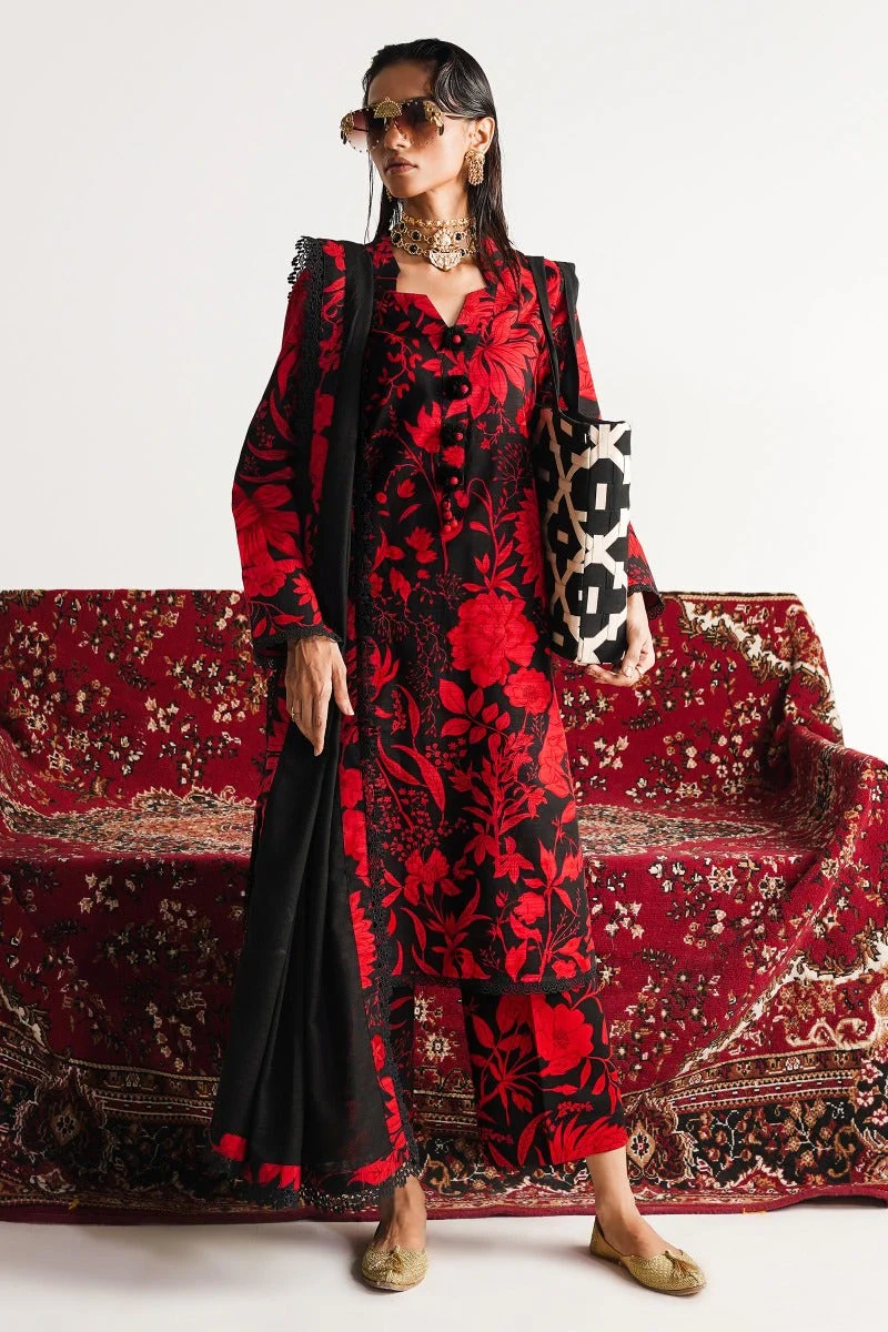 Sana Safinaz Mahay Winter Collection 2023 – H232-009A-AQ - Image 2
