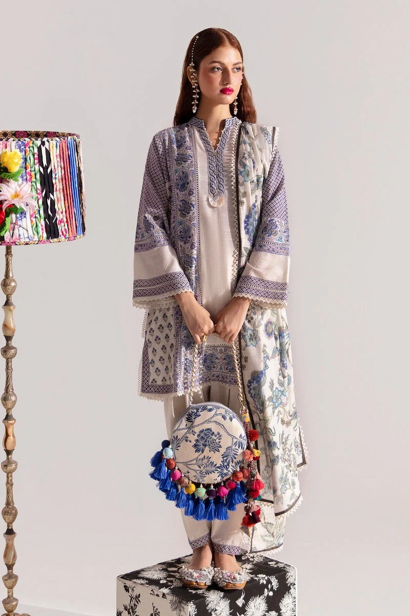 Sana Safinaz Mahay Winter Collection 2023 – H232-013B-BQ - Image 2