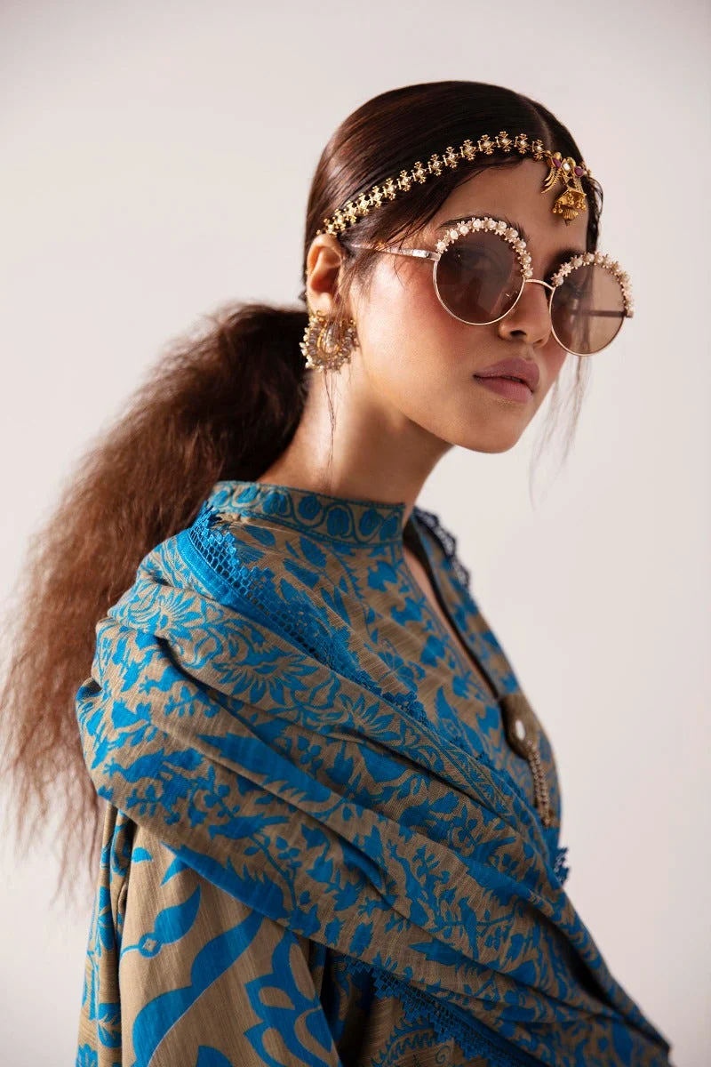 Sana Safinaz Mahay Winter Collection 2023 – H232-020B-Q - Image 4