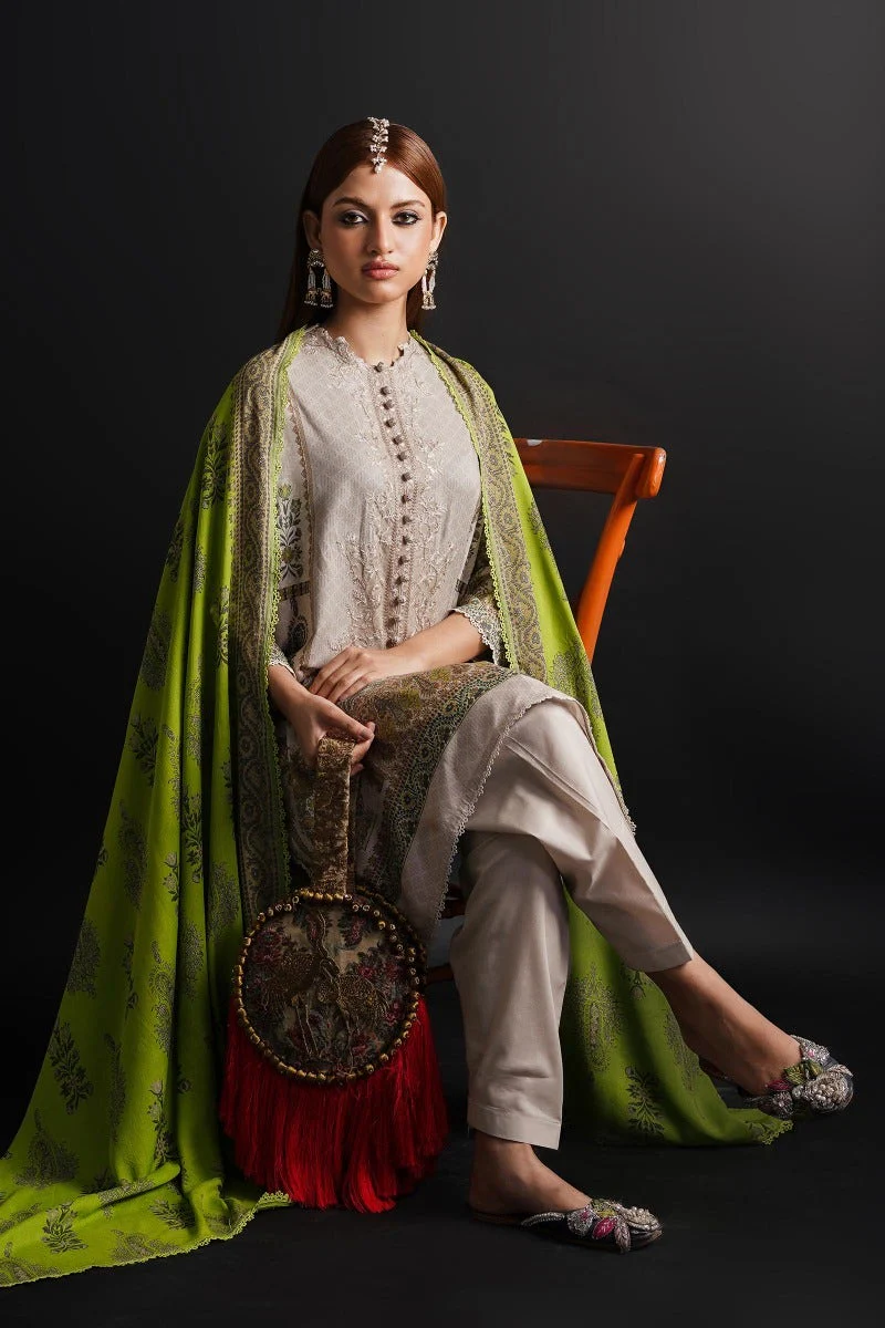 Sana Safinaz Mahay Winter Collection 2023 – H232-027B-DB - Image 3
