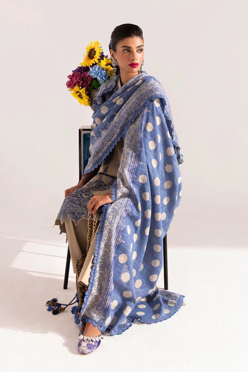Sana Safinaz Mahay Winter Collection 2023 – H232-030B-CQ - Image 2