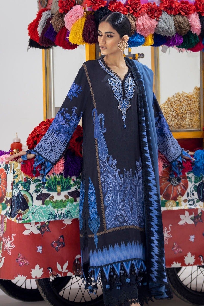 Sana Safinaz Mahay Winter Collection '21 – H212-006B-CI - Image 3