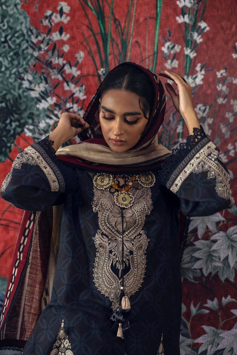Sana Safinaz Mahay Winter Collection '21 – H212-015A-CI - Image 4