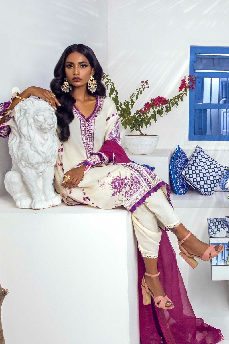 Sana Safinaz Muzlin Lawn Collection – Design M213-001A-CT - Image 2