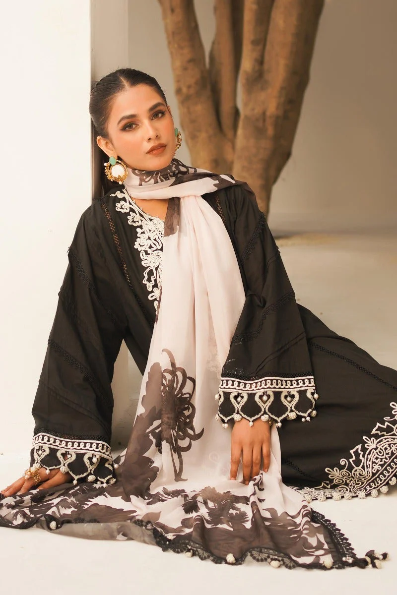 Sana Safinaz Muzlin Spring Lawn Collection 2023 – M231-003A-CL - Image 2