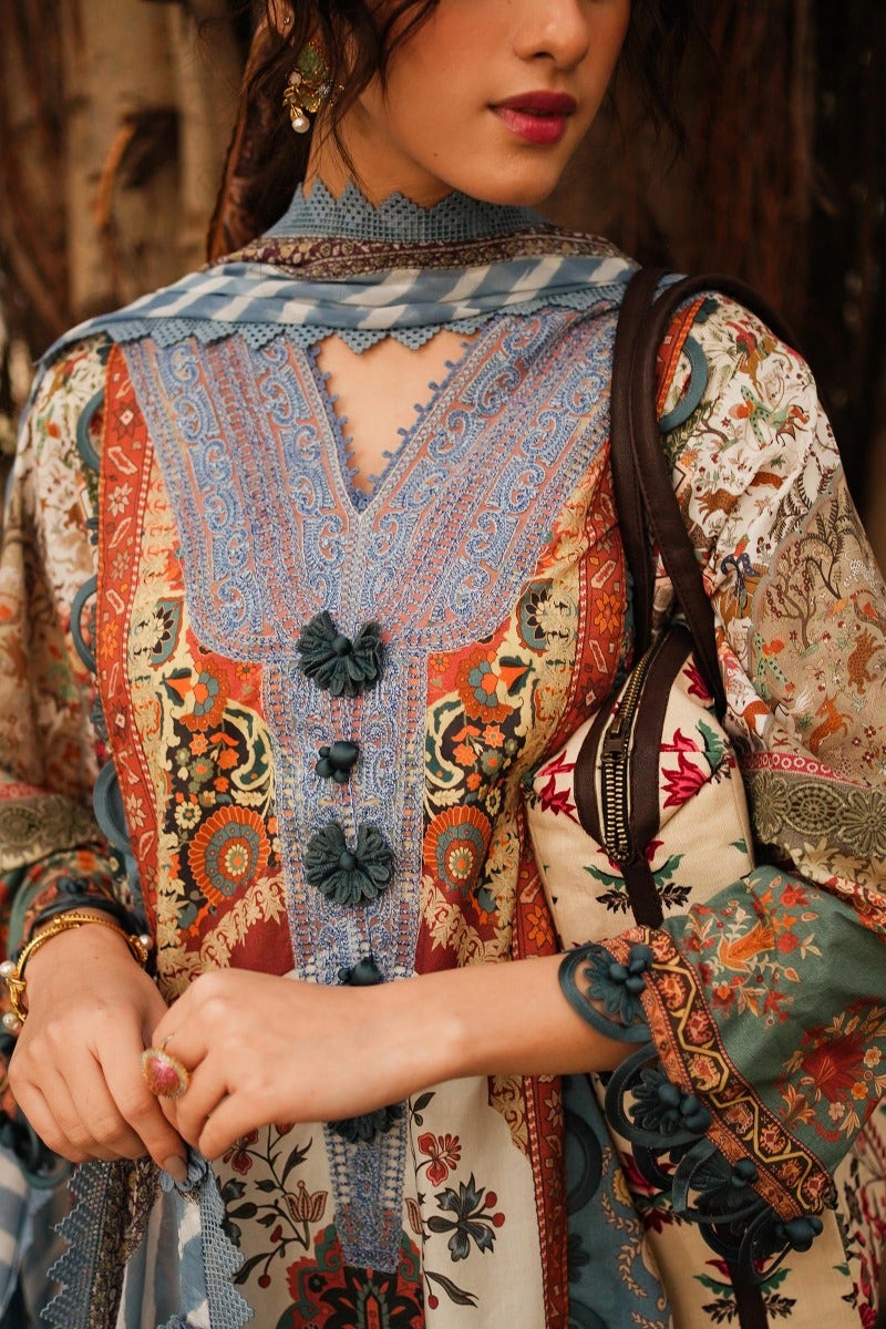 Sana Safinaz Muzlin Spring Lawn Collection 2023 – M231-022B-CI - Image 8