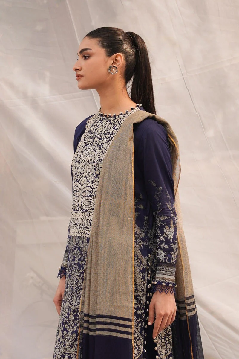 Sana Safinaz Muzlin Spring Lawn Collection 2023 – M231-026B-CS - Image 3
