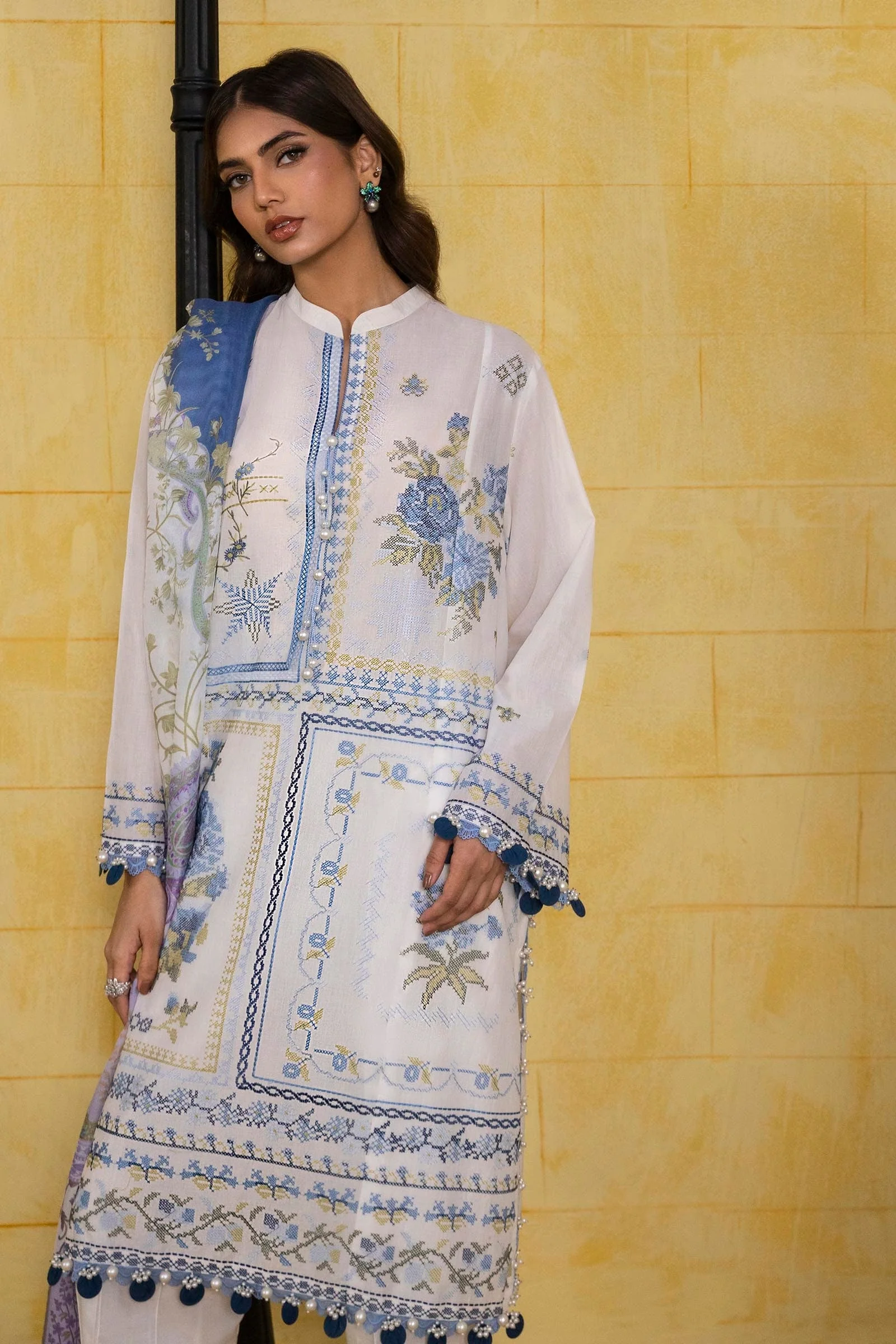 Sana Safinaz Muzlin Spring/Summer Lawn – M251-018A-3CT - Image 2