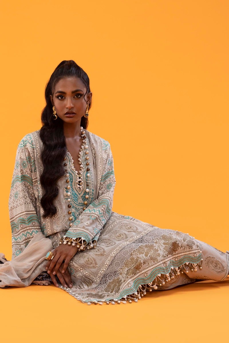 Sana Safinaz Muzlin Summer Lawn Collection – M223-011B-CI - Image 2