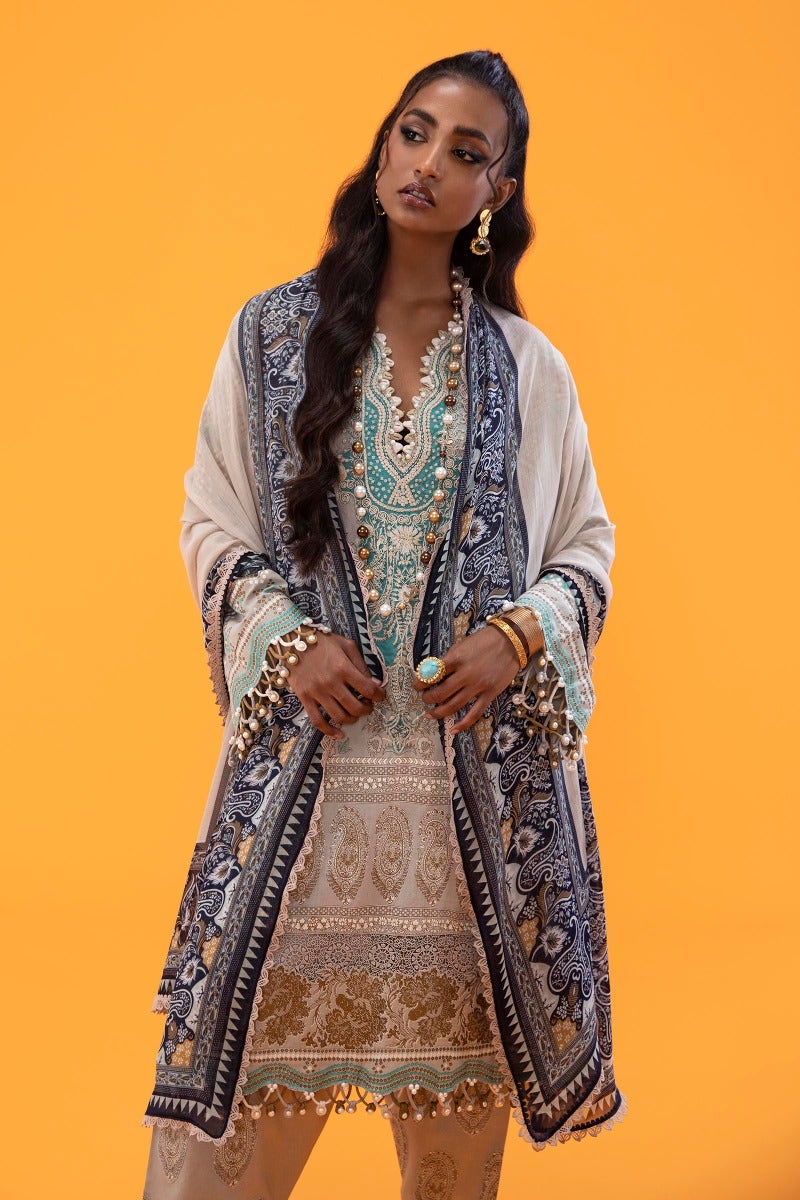 Sana Safinaz Muzlin Summer Lawn Collection – M223-011B-CI - Image 4