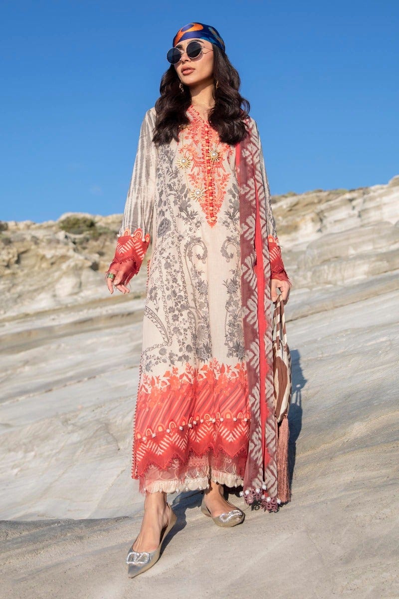 Sana Safinaz Muzlin Summer Lawn Collection 2022 – M221-013B-CI - Image 3