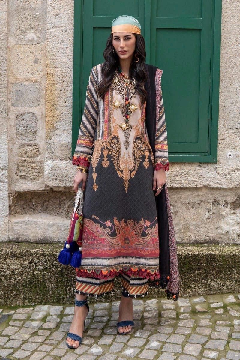 Sana Safinaz Muzlin Summer Lawn Collection 2022 – M221-014B-CI - Image 7