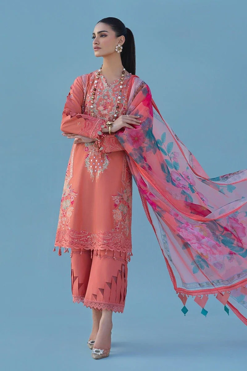 Sana Safinaz Muzlin Summer Lawn Collection 2022 – M221-018B-CH - Image 6