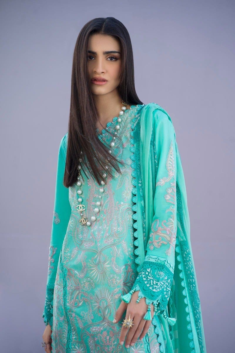Sana Safinaz Muzlin Summer Lawn Collection 2022 – M221-020B-CK - Image 5