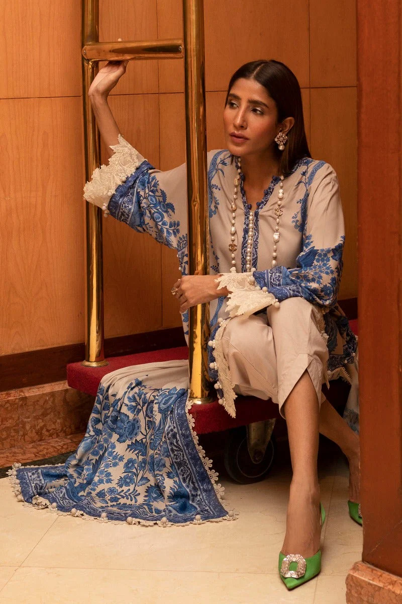 Sana Safinaz Muzlin Winter Collection 2023 – M233-002B-CU - Image 2