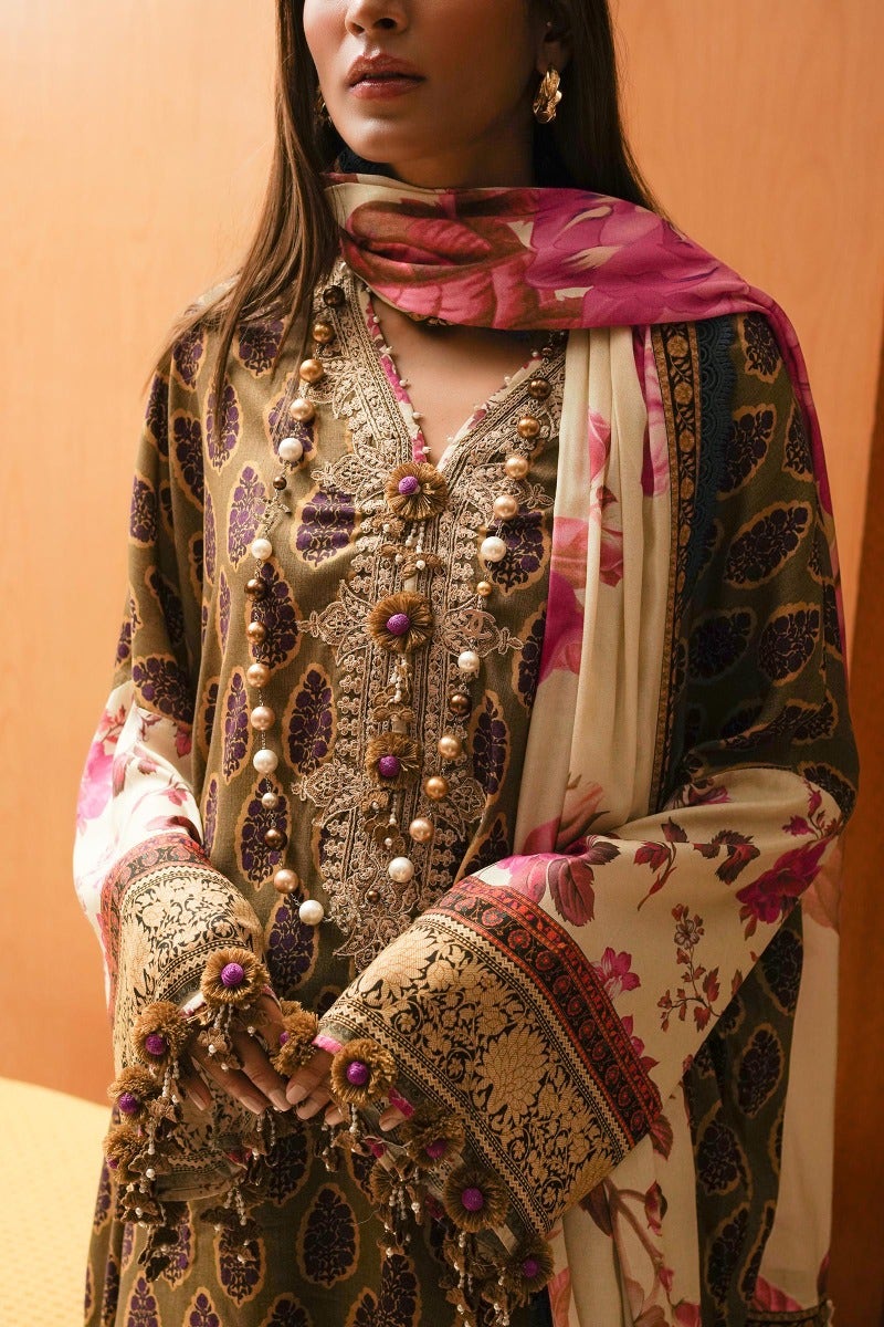 Sana Safinaz Muzlin Winter Collection 2023 – M233-004B-CU - Image 3