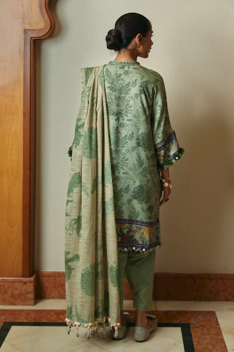 Sana Safinaz Muzlin Winter Collection 2023 – M233-006B-CQ - Image 3