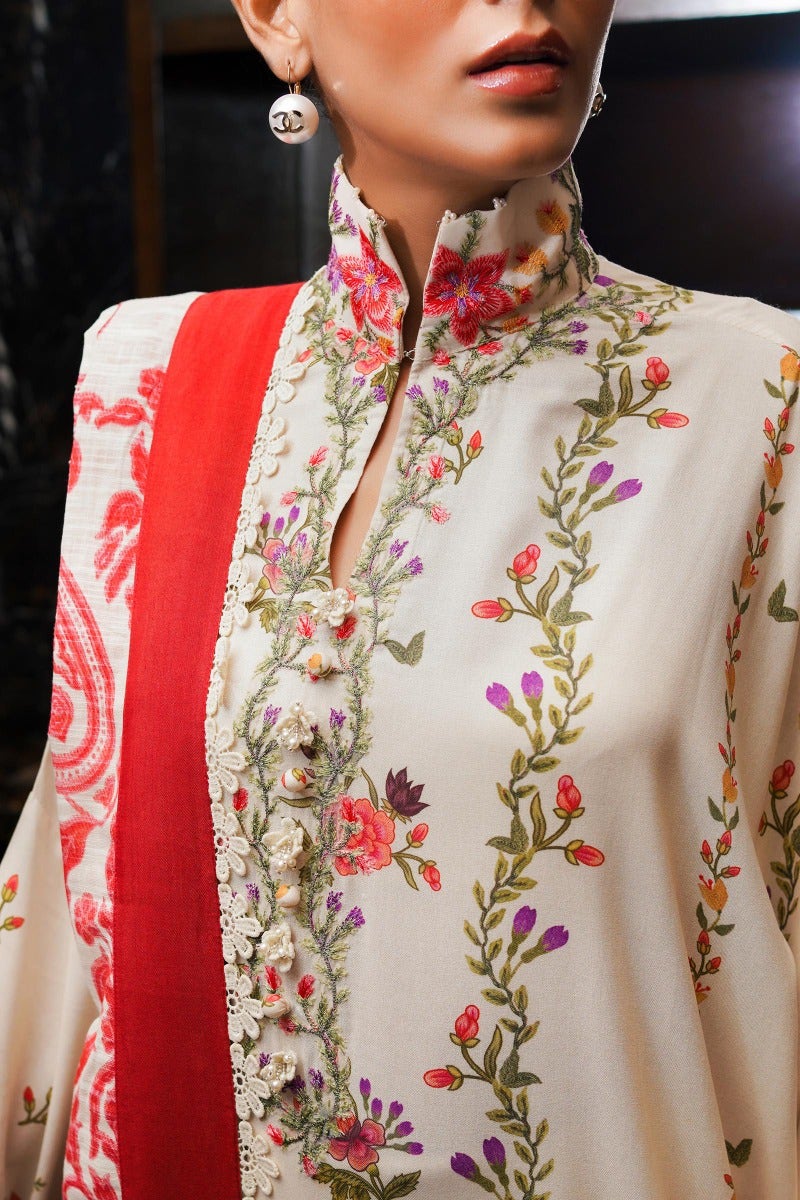 Sana Safinaz Muzlin Winter Collection 2023 – M233-009B-CQ - Image 2