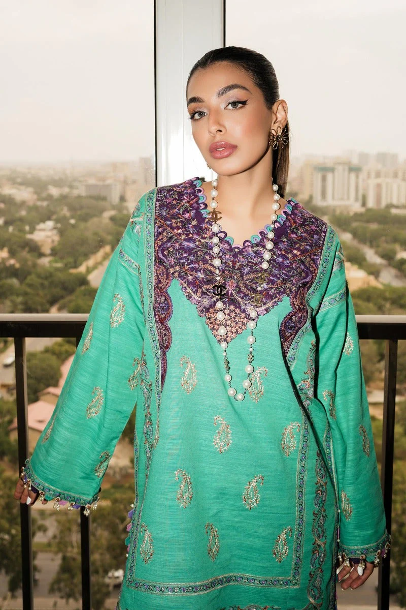 Sana Safinaz Muzlin Winter Collection 2023 – M233-012B-CP - Image 6