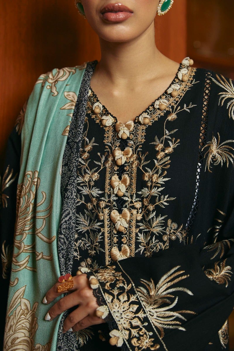 Sana Safinaz Muzlin Winter Collection 2023 – M233-013A-CP - Image 3
